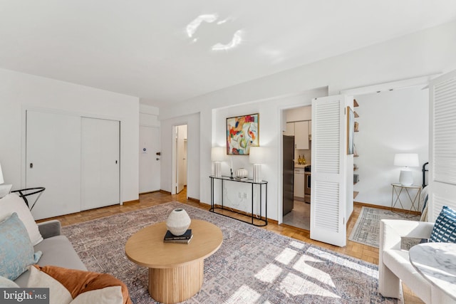 1711 Massachusetts Ave NW Unit 230, Washington, DC 20036 - living room with baseboards