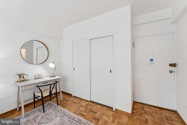 1711 Massachusetts Ave NW Unit 230, Washington, DC 20036 - office area with baseboards