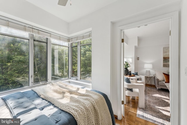 1711 Massachusetts Ave NW Unit 230, Washington, DC 20036 - bedroom featuring ceiling fan
