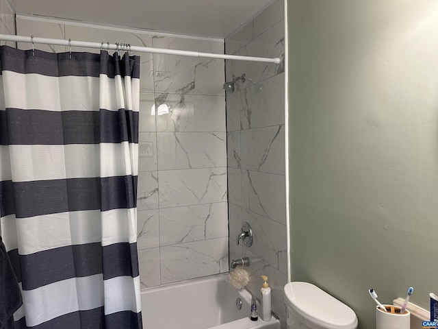 545 Burgoyne Rd Unit 8, Charlottesville, VA 22901 - bathroom featuring shower / bath combo with shower curtain and toilet