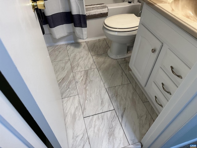 545 Burgoyne Rd Unit 8, Charlottesville, VA 22901 - full bath featuring vanity and marble look tile flooring