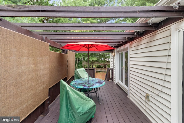 4367 Sunset Ct, Warrenton, VA 20187 - deck featuring a pergola