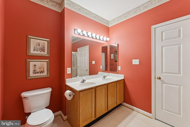 6230 Glen Valley Ter Unit 4L, Frederick, MD 21701 - bathroom with toilet and double vanity