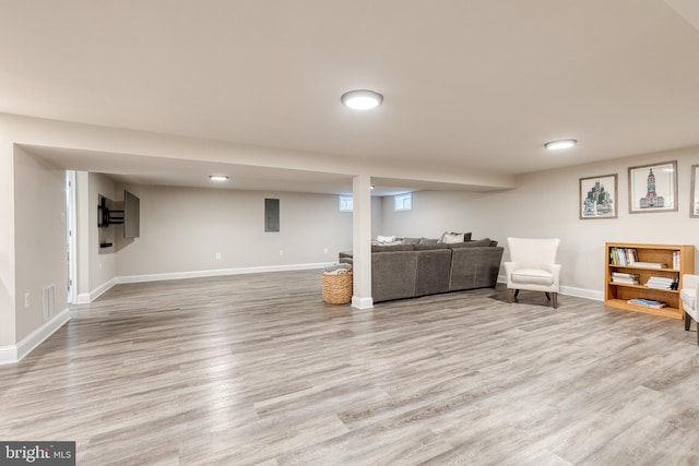 2100 Pot Spring Rd, Lutherville Timonium, MD 21093 - living area featuring wood finished floors