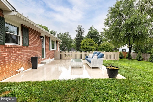 2100 Pot Spring Rd, Lutherville Timonium, MD 21093 - view of patio / terrace with outdoor lounge area