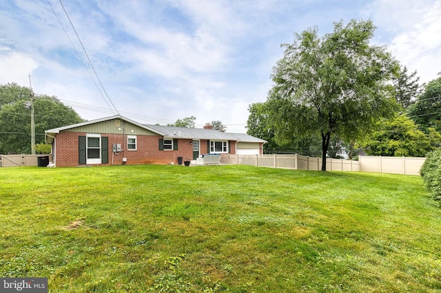 2100 Pot Spring Rd, Lutherville Timonium, MD 21093 - back of house with brick siding and a chimney