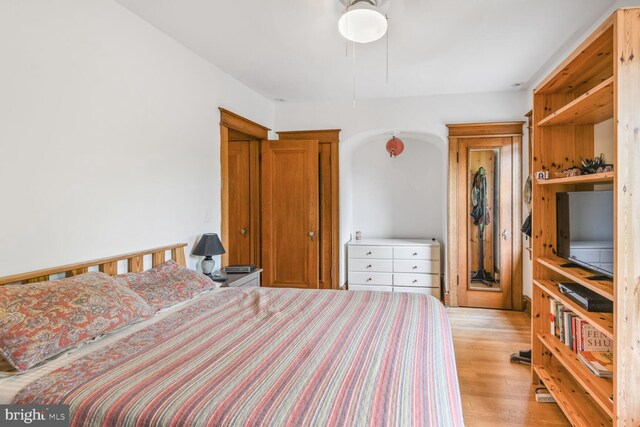 3905 Benton St NW, Washington, DC 20007 - bedroom with light wood-style floors