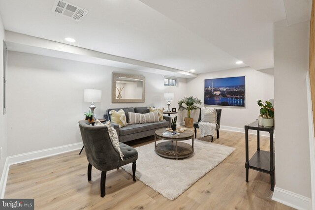 9215 Glenville Rd, Silver Spring, MD 20901 - living area with recessed lighting and wood finished floors