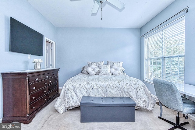 13812 Breezy Ridge Way Unit 101, Woodbridge, VA 22191 - carpeted bedroom with ceiling fan and a desk
