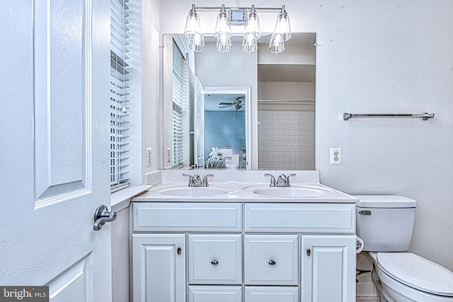 13812 Breezy Ridge Way Unit 101, Woodbridge, VA 22191 - bathroom featuring double vanity and toilet