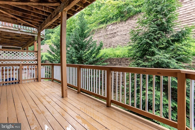 13812 Breezy Ridge Way Unit 101, Woodbridge, VA 22191 - view of wooden deck