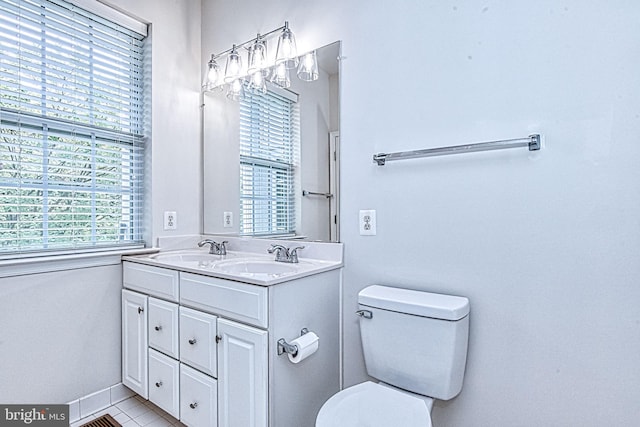 13812 Breezy Ridge Way Unit 101, Woodbridge, VA 22191 - bathroom featuring double vanity and tile patterned flooring