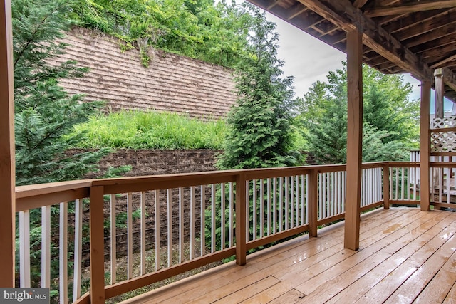 13812 Breezy Ridge Way Unit 101, Woodbridge, VA 22191 - view of wooden terrace