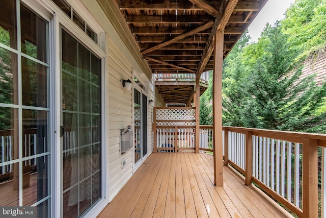 13812 Breezy Ridge Way Unit 101, Woodbridge, VA 22191 - view of wooden deck