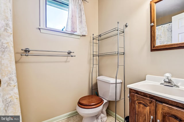1302 Terry Way, Fallston, MD 21047 - full bathroom with vanity, toilet, and baseboards