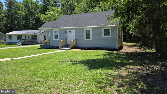 501 Tunstall Ave, Blackstone, VA 23824 - view of front of home featuring a front lawn