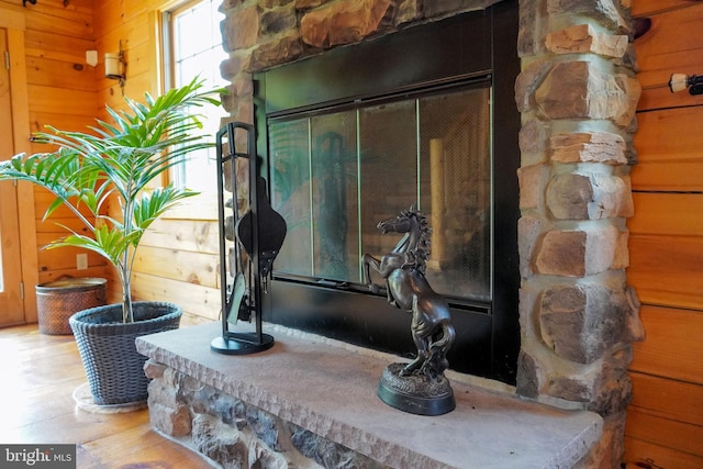 1870 General Potter Hwy, Centre Hall, PA 16828 - detailed view of wood finished floors and wood walls