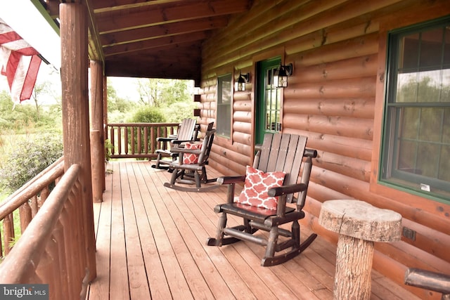 1870 General Potter Hwy, Centre Hall, PA 16828 - view of wooden porch