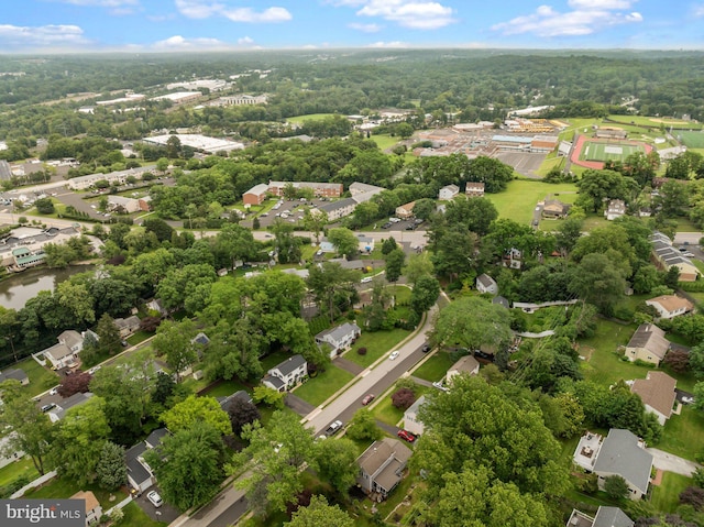 605 Lakevue Dr, Willow Grove, PA 19090 - aerial view of property and surrounding area with nearby suburban area