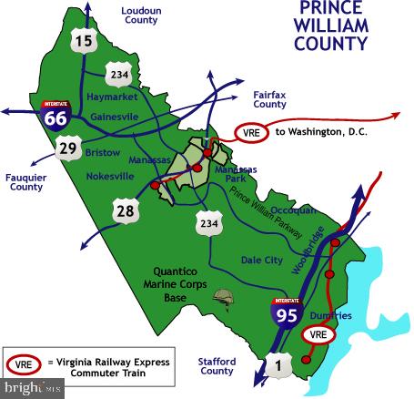 9715 Botsford Rd, Manassas, VA 20109 - map / location of property area