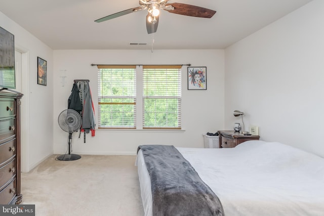45 Private Ct, Bunker Hill, WV 25413 - bedroom featuring carpet flooring and a ceiling fan