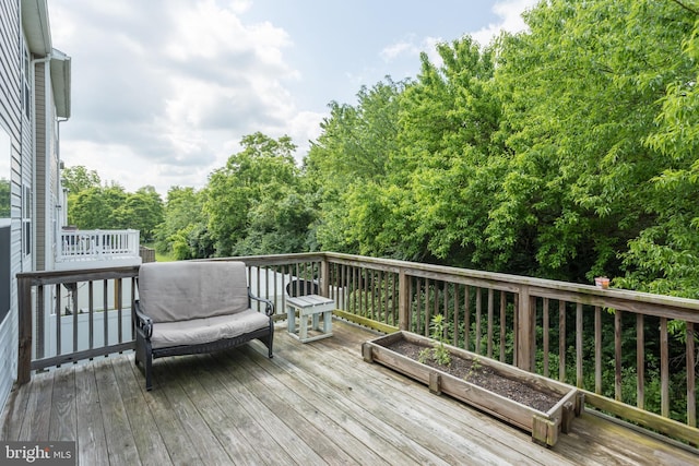 45 Private Ct, Bunker Hill, WV 25413 - view of deck