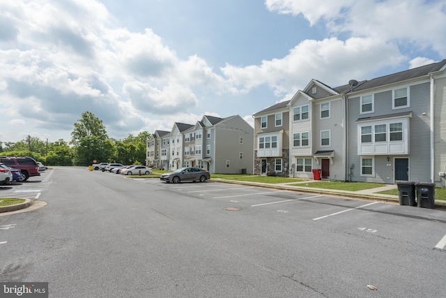 45 Private Ct, Bunker Hill, WV 25413 - view of asphalt street with curbs, a residential view, and sidewalks