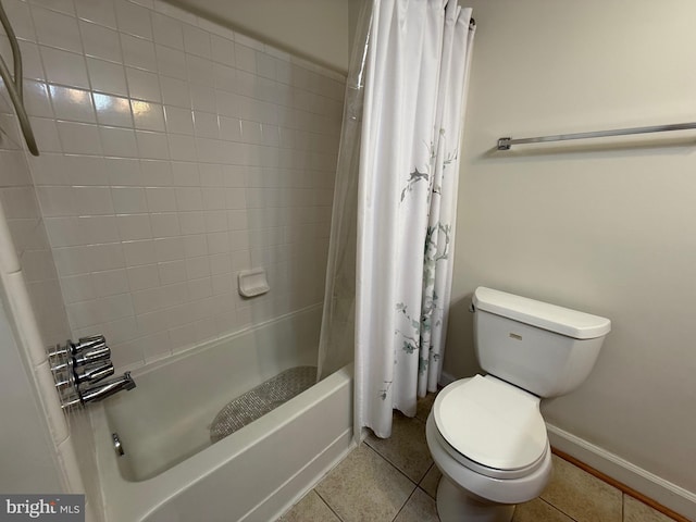 3179 Summit Square Dr Unit 2-B5, Oakton, VA 22124 - bathroom with shower / tub combo and tile patterned flooring