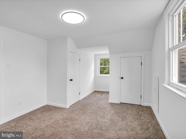 69 Mary Elmer Dr, Bridgeton, NJ 08302 - additional living space with carpet and vaulted ceiling