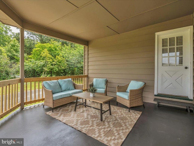69 Mary Elmer Dr, Bridgeton, NJ 08302 - view of patio / terrace featuring an outdoor hangout area
