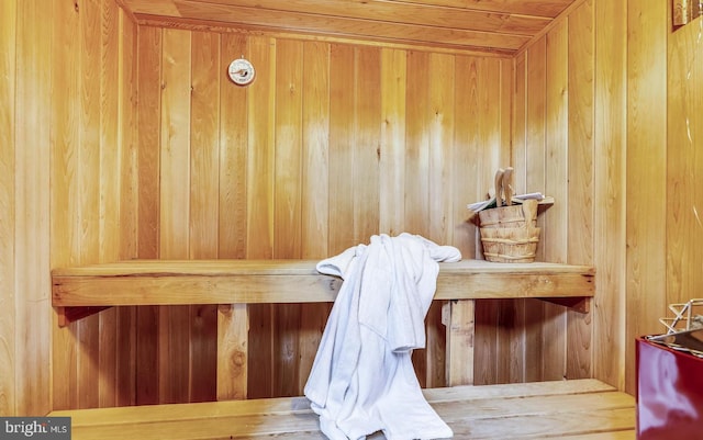 1121 Collingwood Rd, Alexandria, VA 22308 - sauna with wooden walls