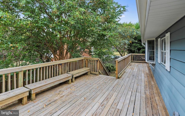 1121 Collingwood Rd, Alexandria, VA 22308 - view of wooden deck