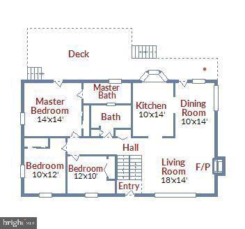 1121 Collingwood Rd, Alexandria, VA 22308 - view of property floor plan