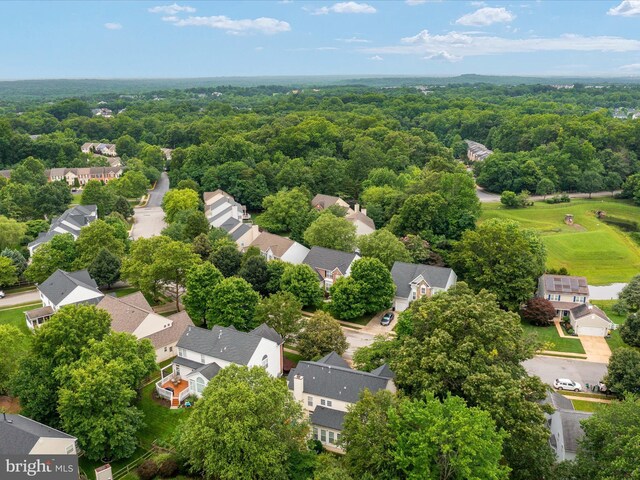 848 Sunny Chapel Rd, Odenton, MD 21113 - aerial perspective of suburban area featuring a forest