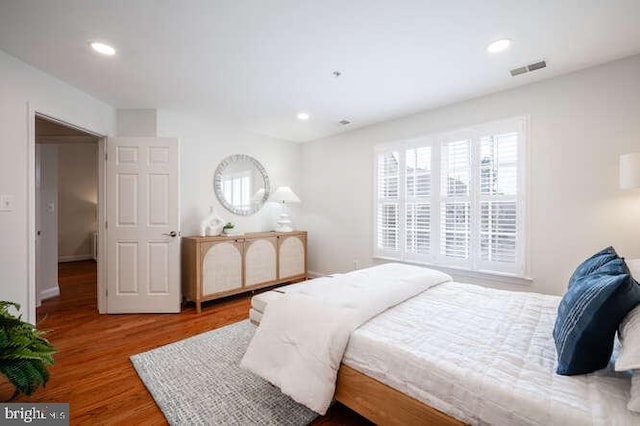 409 S Henry St, Alexandria, VA 22314 - bedroom featuring wood finished floors and recessed lighting