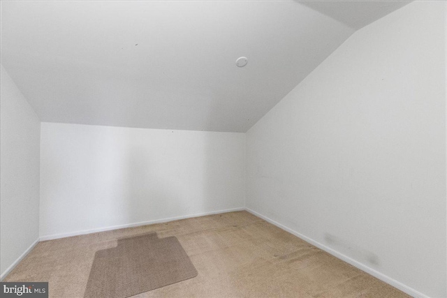 326 Brickhouse Rd, Princeton, NJ 08540 - additional living space featuring vaulted ceiling and light carpet