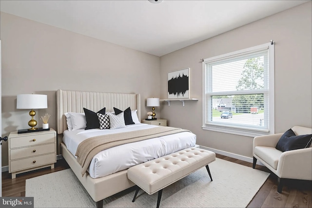2801 Banks Ct, Dumfries, VA 22026 - bedroom with dark wood-style flooring