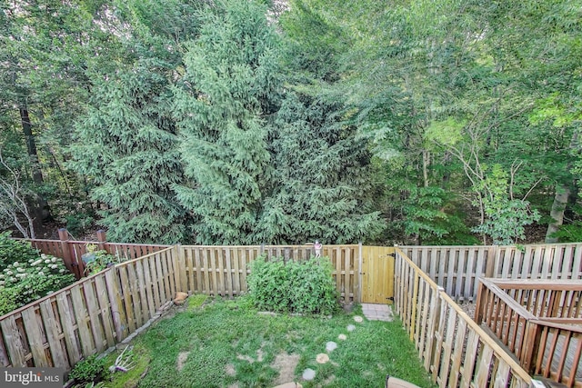4174 La Mauricie Loop, Dumfries, VA 22025 - fenced backyard featuring a gate