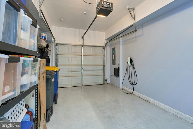 9423 Geaton Park Pl, Lanham, MD 20706 - garage with a garage door opener and electric panel