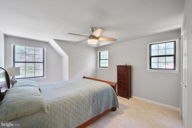 553 Choptank Cove Ct, Annapolis, MD 21401 - bedroom with light colored carpet and ceiling fan