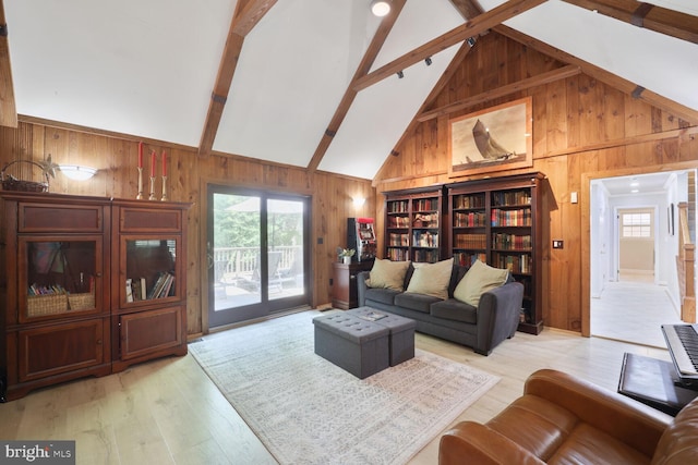 553 Choptank Cove Ct, Annapolis, MD 21401 - living area featuring wooden walls and light wood-style floors