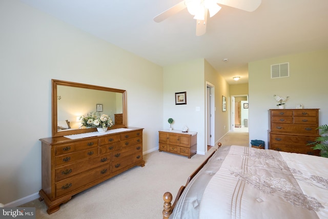 722 Cherry Tree Rd, Middletown, DE 19709 - bedroom featuring light colored carpet and a ceiling fan