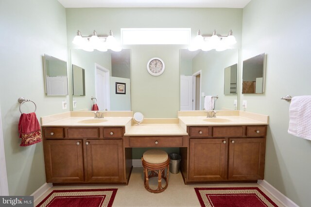 722 Cherry Tree Rd, Middletown, DE 19709 - full bath with double vanity and baseboards