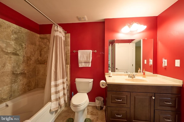 722 Cherry Tree Rd, Middletown, DE 19709 - full bathroom featuring vanity and shower / bathtub combination with curtain