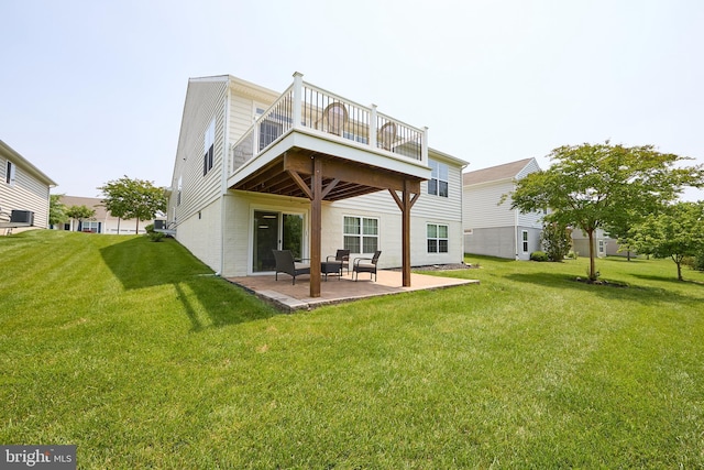 722 Cherry Tree Rd, Middletown, DE 19709 - rear view of property featuring a patio and a yard