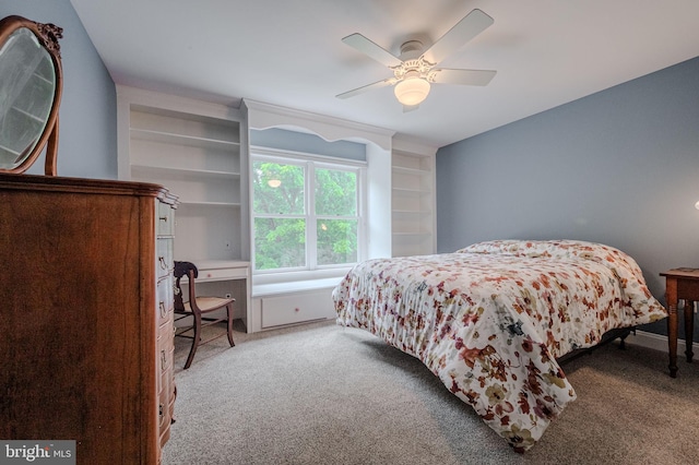 310 Belmont Ct, Lincoln University, PA 19352 - carpeted bedroom featuring ceiling fan