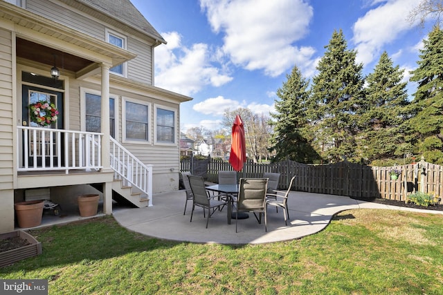 902 Station Ave, Haddon Heights, NJ 08035 - view of yard featuring a patio