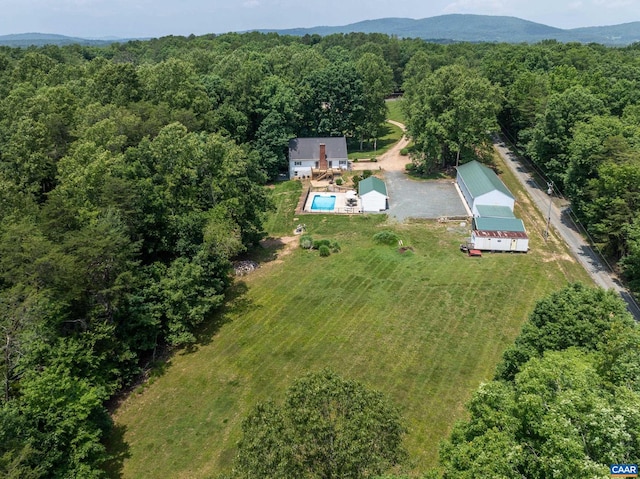 1505 Running Deer Dr, Keswick, VA 22947 - view of subject property featuring a heavily wooded area