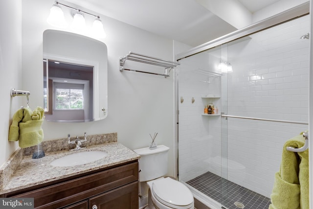18 S Roberts Rd, Bryn Mawr, PA 19010 - bathroom featuring vanity and a stall shower