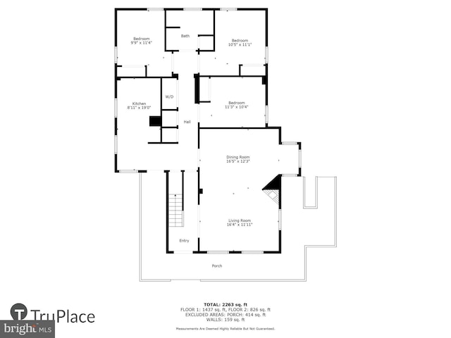 209 E Broad St, Falls Church, VA 22046 - view of property floor plan